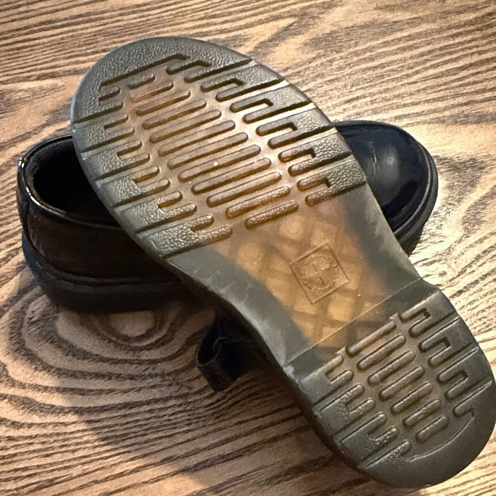 Dr. Marten Maccy Black Kids Mary Jane Shoes